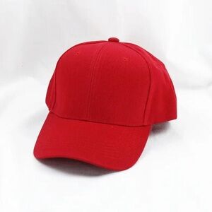 Classic Red Baseball Cap